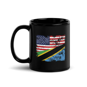 Tanzania USA Flag Mug