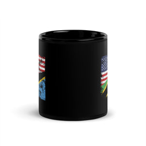 Tanzania USA Flag Mug