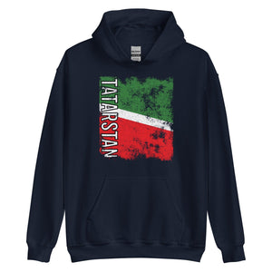 Tatarstan Flag - Distressed Flag Hoodie