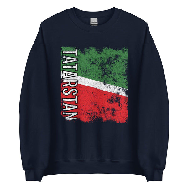 Tatarstan Flag - Distressed Flag Sweatshirt