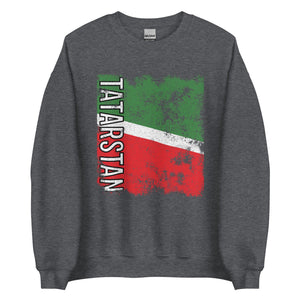 Tatarstan Flag - Distressed Flag Sweatshirt