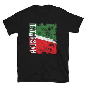 Tatarstan Flag Distressed T-Shirt