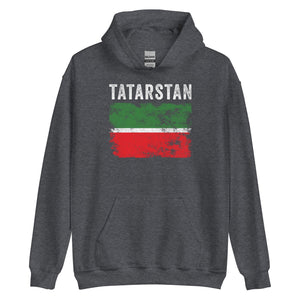 Tatarstan Flag Distressed - Tatar Flag Hoodie