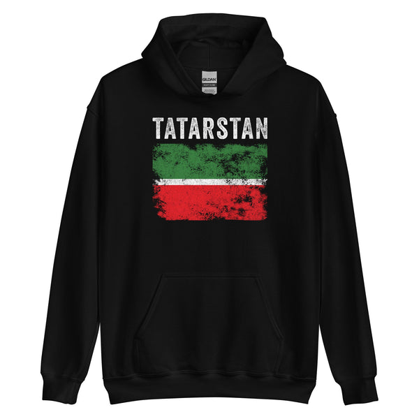 Tatarstan Flag Distressed - Tatar Flag Hoodie