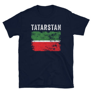 Tatarstan Flag Distressed - Tatar Flag T-Shirt