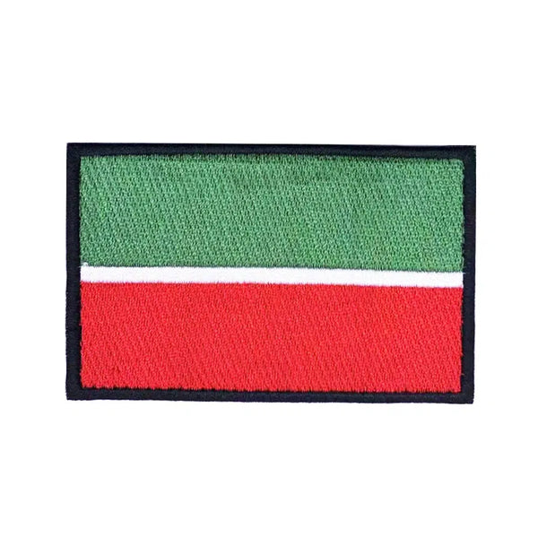 Tatarstan Flag Patch - Iron On/Hook & Loop Patch