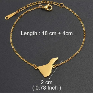 Tenerife, Lanzarote, Palma, Gomera, Fuerteventura, El Hierro Map Bracelets