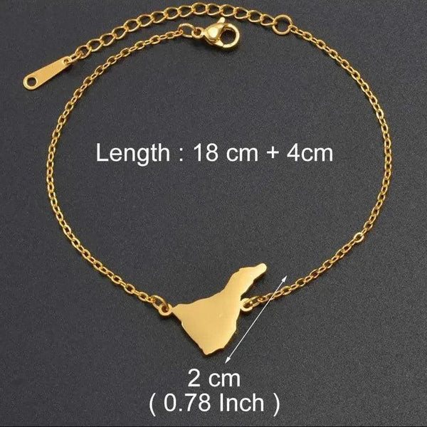 Tenerife, Lanzarote, Palma, Gomera, Fuerteventura, El Hierro Map Bracelets