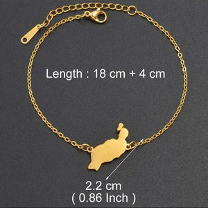 Tenerife, Lanzarote, Palma, Gomera, Fuerteventura, El Hierro Map Bracelets