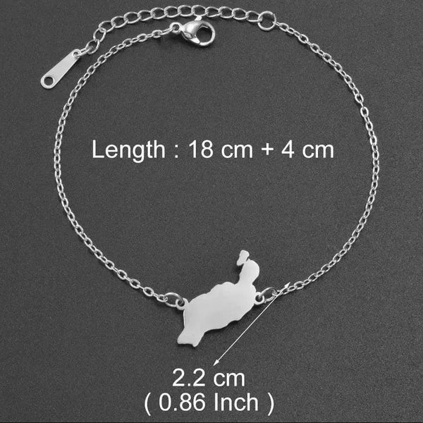 Tenerife, Lanzarote, Palma, Gomera, Fuerteventura, El Hierro Map Bracelets
