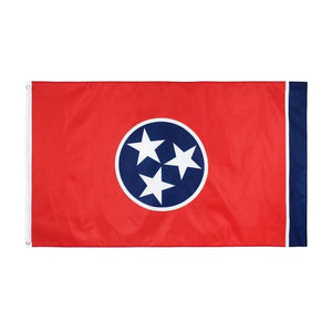 Tennessee State Flag - 90x150cm(3x5ft) - 60x90cm(2x3ft)