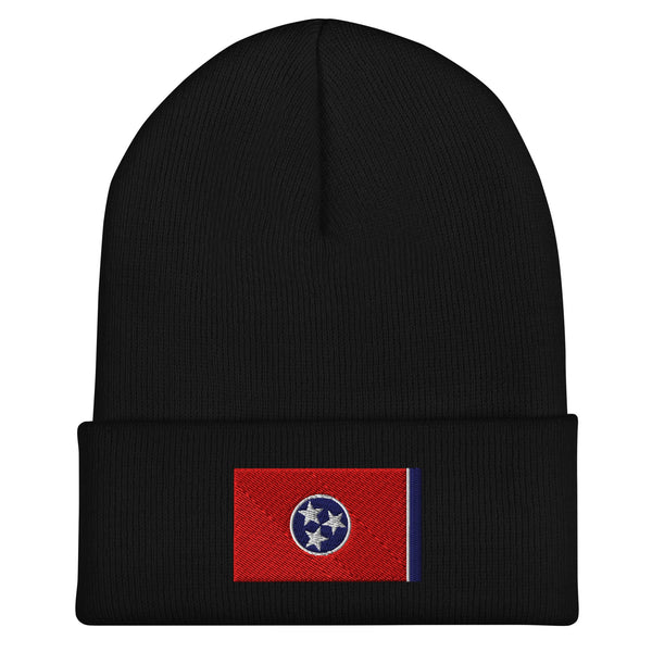 Tennessee State Flag Beanie - Embroidered Winter Hat