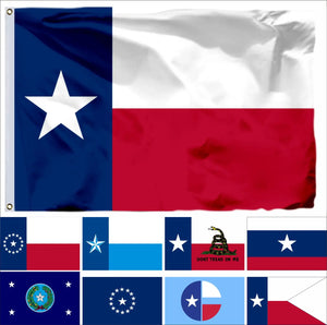 Texas Flags - 90x150cm(3x5ft) - 60x90cm(2x3ft)