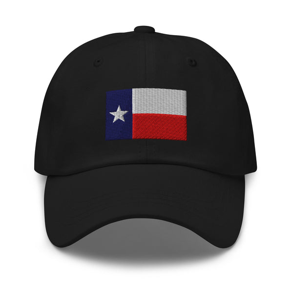 Texas State Flag Cap - Adjustable Embroidered Dad Hat