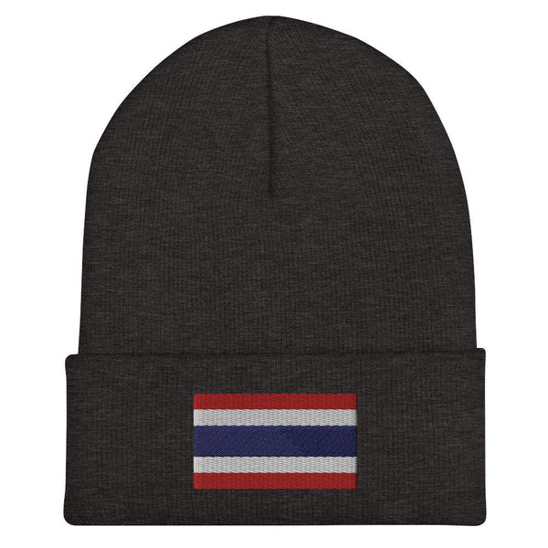 Thailand Flag Beanie - Embroidered Winter Hat