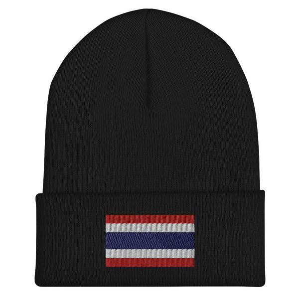 Thailand Flag Beanie - Embroidered Winter Hat