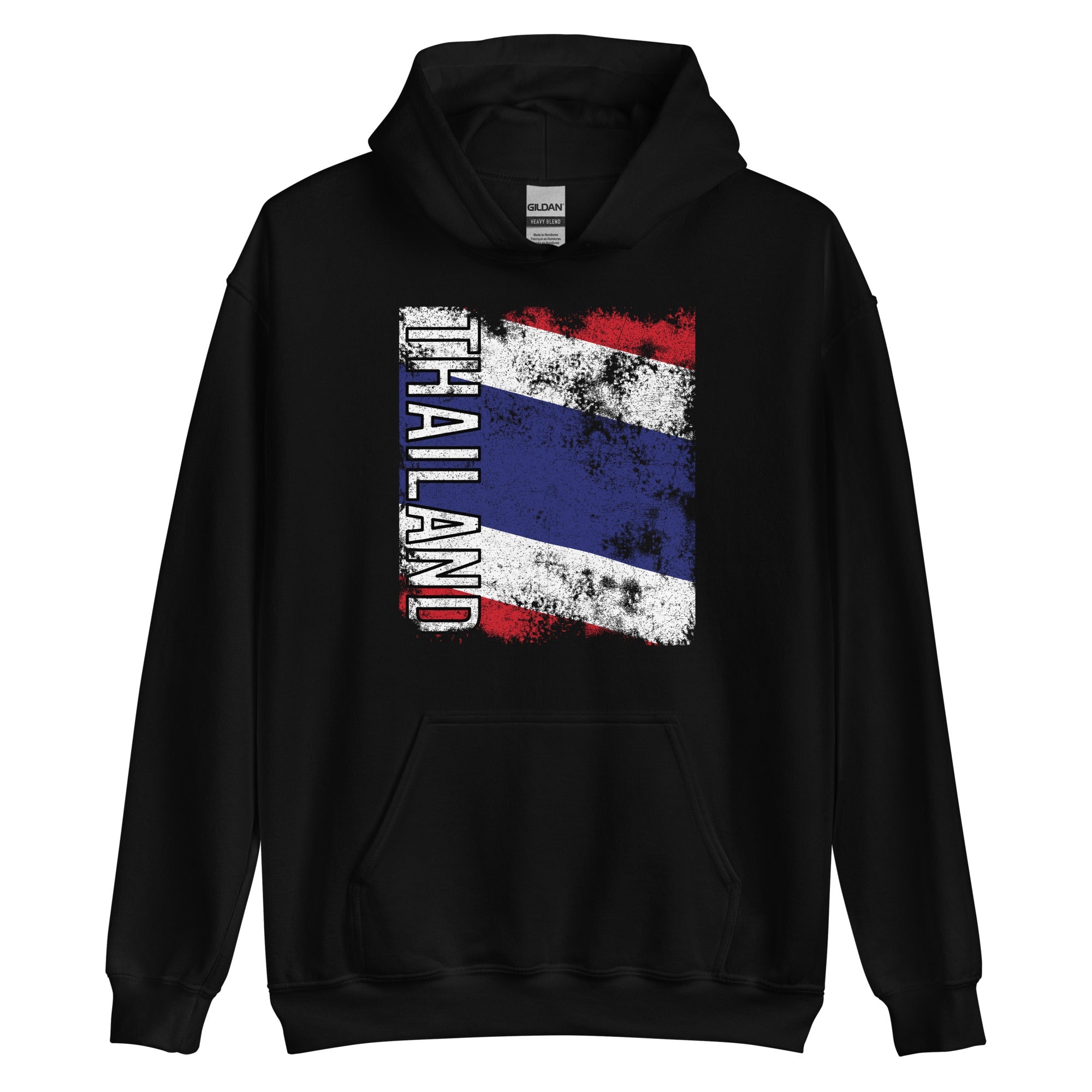 Thailand Flag - Distressed Flag Hoodie