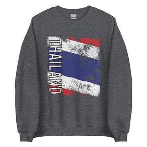 Thailand Flag - Distressed Flag Sweatshirt