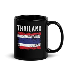 Thailand Flag Distressed - Thai Flag Mug