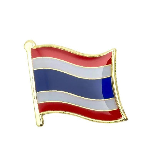 Thailand Flag Lapel Pin - Enamel Pin Flag