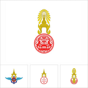 Thailand Government Flags - 150x150cm(5x5ft) - 90x90cm(3x3ft)