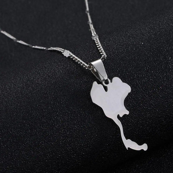 Thailand Map Necklace