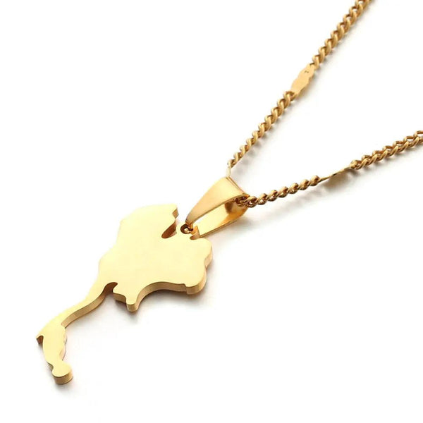 Thailand Map Necklace