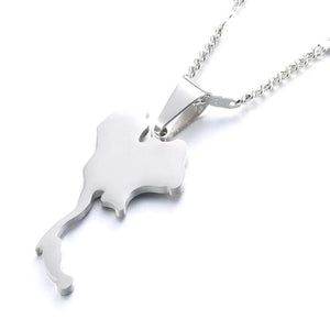 Thailand Map Necklace