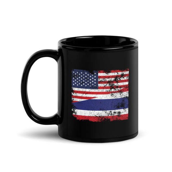 Thailand USA Flag Mug