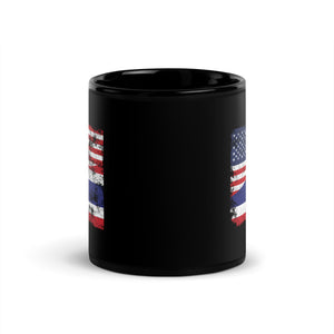 Thailand USA Flag Mug