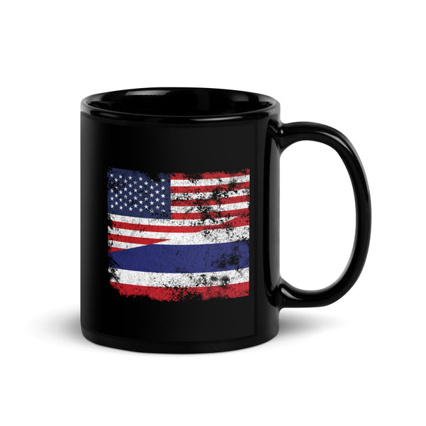 Thailand USA Flag Mug