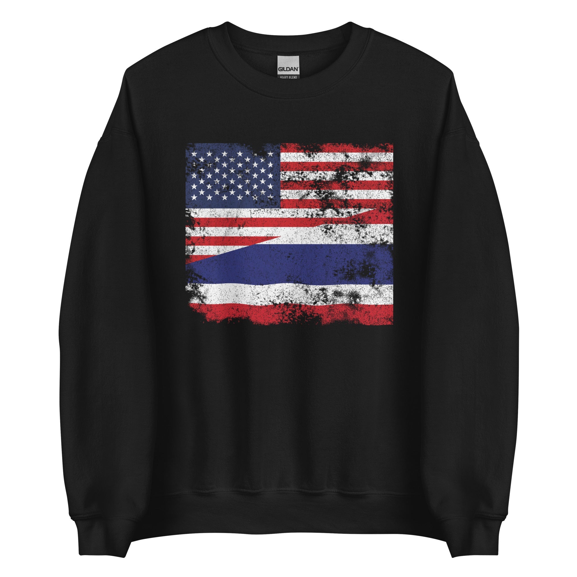 Thailand USA Flag Sweatshirt