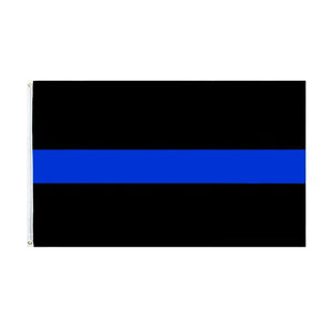 Thin Blue Line Flag - 90x150cm(3x5ft) - 60x90cm(2x3ft)