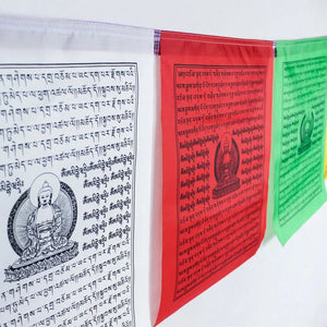 Tibetan Prayer Flags - 25Pcs - 30x35cm(1x1.5ft) - Buddhist Flags