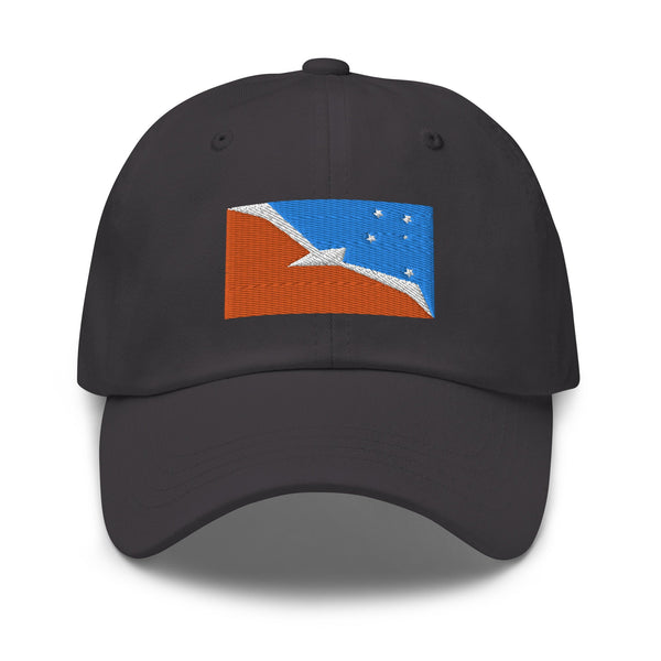 Tierra Del Fuego Flag Cap - Adjustable Embroidered Dad Hat