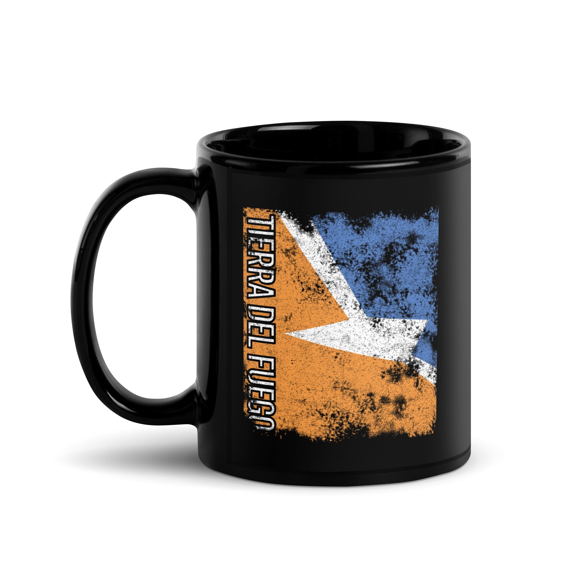 Tierra Del Fuego Flag - Distressed Flag Mug