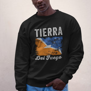Tierra Del Fuego Flag Distressed Sweatshirt