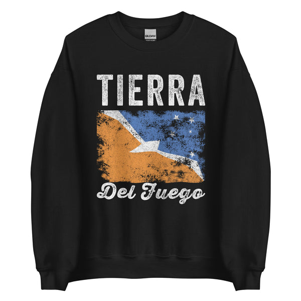 Tierra Del Fuego Flag Distressed Sweatshirt