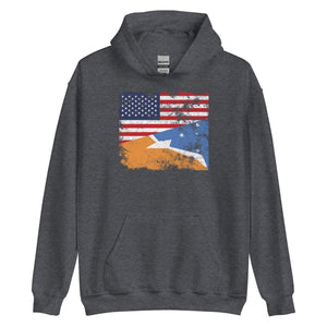 Tierra Del Fuego USA Flag Hoodie