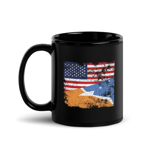 Tierra Del Fuego USA Flag Mug