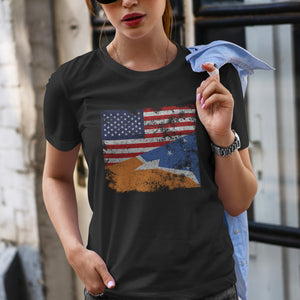 Tierra Del Fuego USA Flag T-Shirt