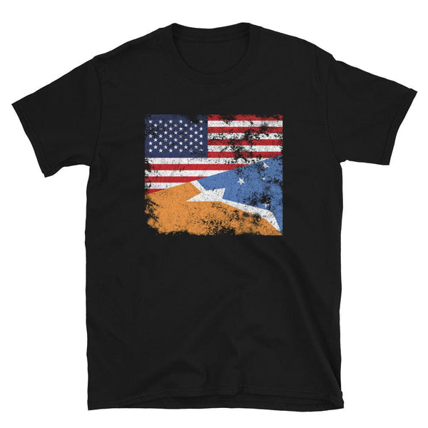 Tierra Del Fuego USA Flag T-Shirt