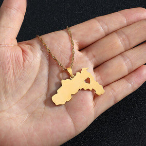 Tigray Map Necklace