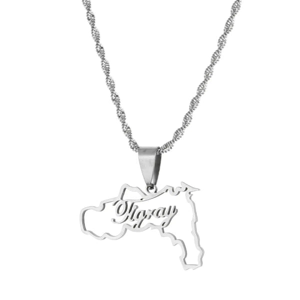 Tigray Map Necklace