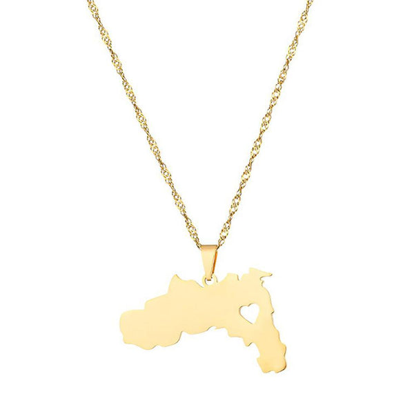 Tigray Map Necklace