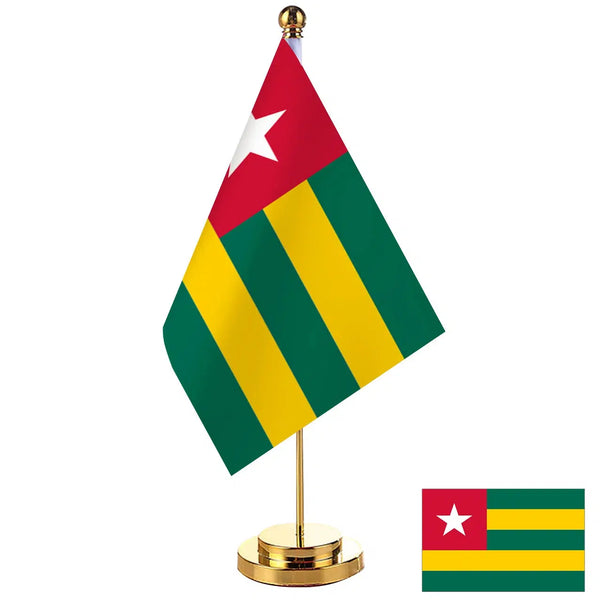 Togo Desk Flag - Small Office Table Flag