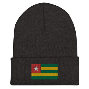 Togo Flag Beanie - Embroidered Winter Hat