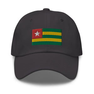 Togo Flag Cap - Adjustable Embroidered Dad Hat
