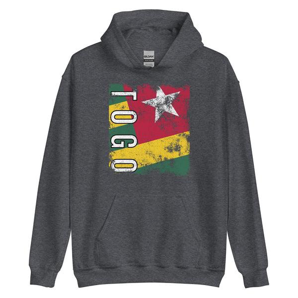 Togo Flag - Distressed Flag Hoodie