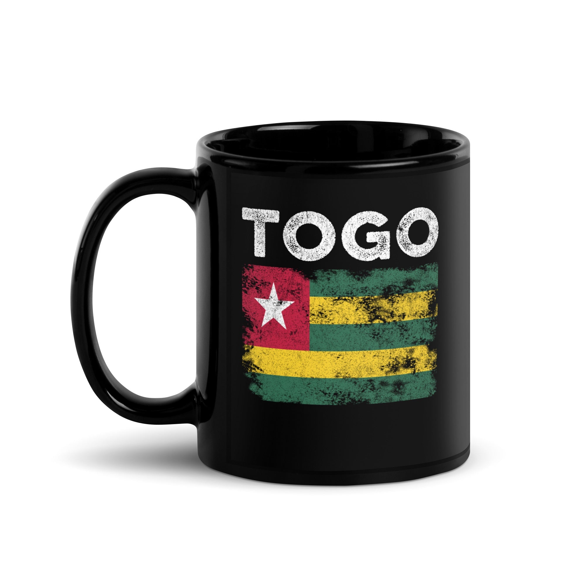 Togo Flag Distressed - Togolese Flag Mug